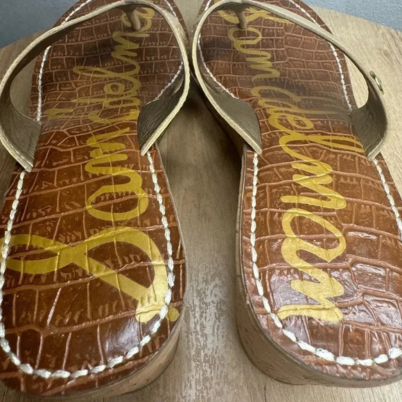 Sam Edelman Romy Platform Wedge Cork Sandal - Picture 4 of 12